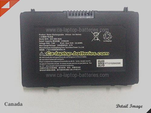 DT REARCH ACC006362G Battery 3100mAh, 23.56Wh  7.6V Black Li-ion