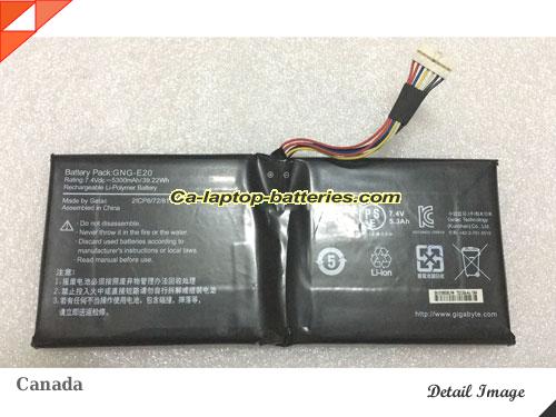 Genuine GIGABYTE U2142-2117U Battery For laptop 5300mAh, 39.22Wh , 7.4V, Black , Li-ion