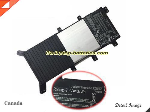 Genuine ASUS F555UB-XO214D Battery For laptop 4840mAh, 37Wh , 7.5V, Black , Li-ion