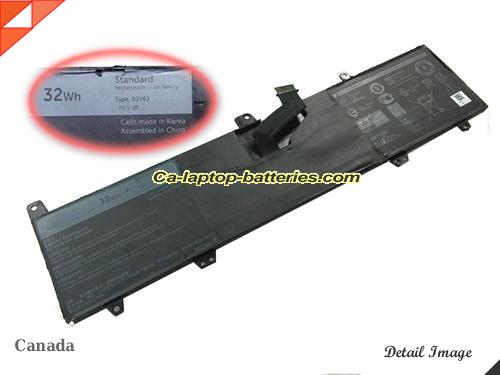 Genuine DELL Inspiron 15 5566 Battery For laptop 4200mAh, 32Wh , 7.6V, Black , Li-ion