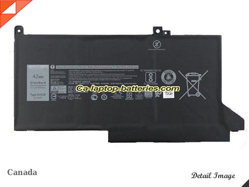 Genuine DELL Latitude 12(7280-K8X0T) Battery For laptop 3680mAh, 42Wh , 11.4V, Black , Li-ion