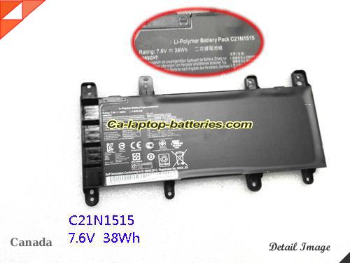 ASUS 0B200-01800000 Battery 4840mAh, 38Wh  7.6V Black Li-ion