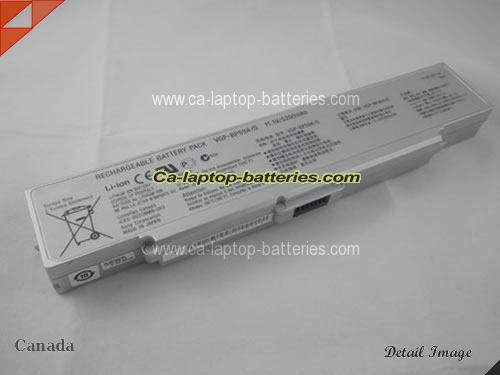 Genuine SONY VAIO VGN-AR95US Battery For laptop 4800mAh, 11.1V, Silver , Li-ion