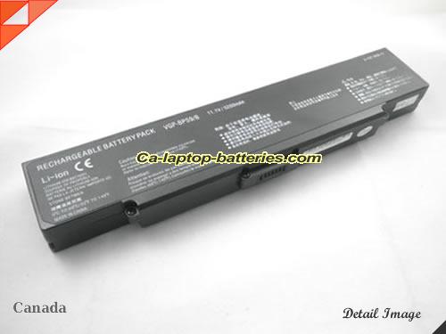 SONY VAIO VGN-CR13/W Replacement Battery 5200mAh 11.1V Black Li-ion