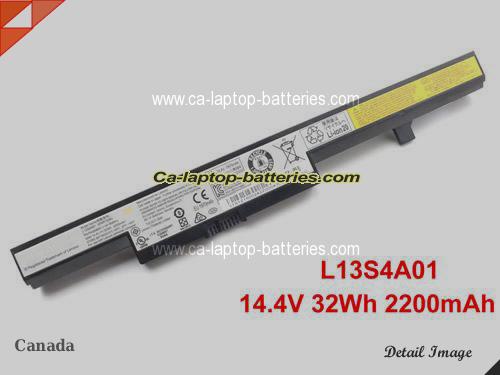 Genuine LENOVO B50-80 80EW052PAU Battery For laptop 2200mAh, 32Wh , 14.4V, Black , Li-ion