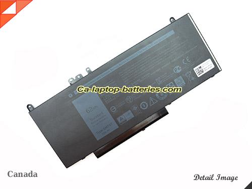 Genuine DELL Latitude 15(E5550-9417) Battery For laptop 8260mAh, 62Wh , 7.6V, Black , Li-ion