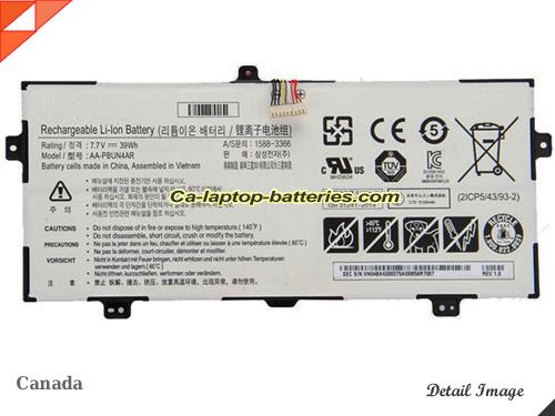 SAMSUNG NT900X5L-K39W Replacement Battery 5120mAh, 39Wh  7.7V White Li-ion