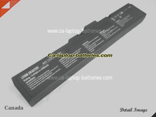 MSI MegaBook M630 Replacement Battery 4400mAh 14.4V Black Li-ion