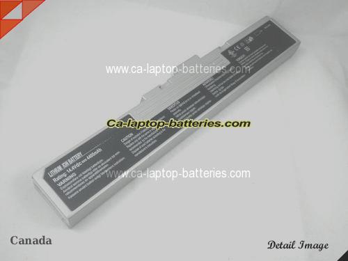 MSI MegaBook M630 Replacement Battery 4400mAh 14.4V Silver Li-ion