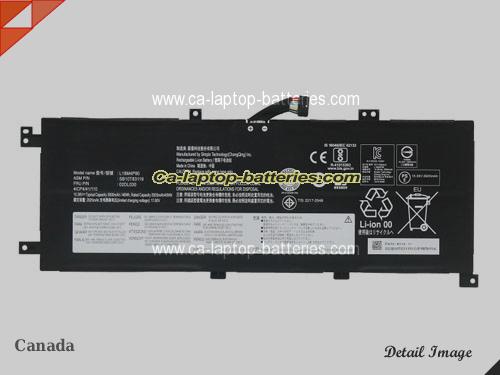 Genuine LENOVO ThinkPad L13 Yoga Gen 2 20VK000WCX Battery For laptop 2985mAh, 46Wh , 15.36V, Black , Li-Polymer