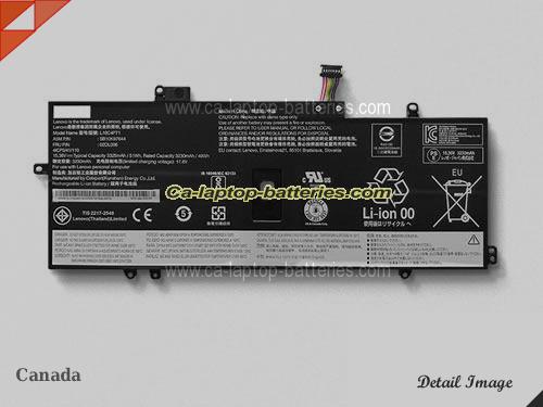 Genuine LENOVO ThinkPad X1 Yoga 4th Gen 20QF00AUIX Battery For laptop 3321mAh, 51Wh , 15.36V, Black , Li-Polymer