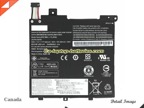 Genuine LENOVO IdeaPad Slim 1-14AST-05(81VS) Battery For laptop 5055mAh, 39Wh , 7.72V, Black , Li-Polymer