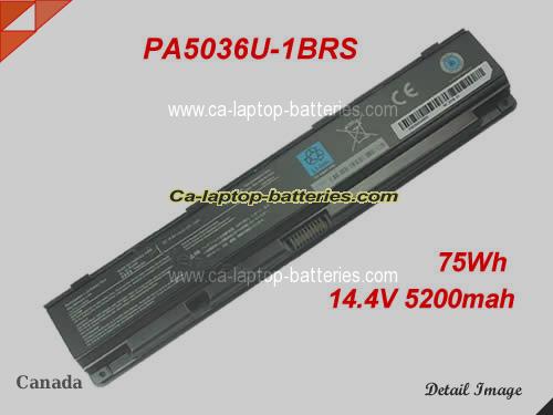 TOSHIBA QOSMIO X870-025 Replacement Battery 5200mAh, 75Wh  14.4V Black Li-ion