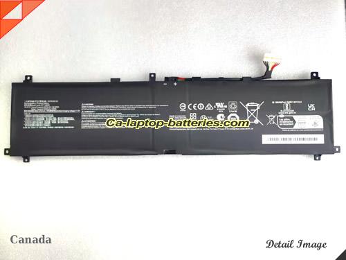 Genuine MSI RAIDER GE78HX 13VH-215US Battery For laptop 6578mAh, 99.99Wh , 15.2V, Black , Li-Polymer