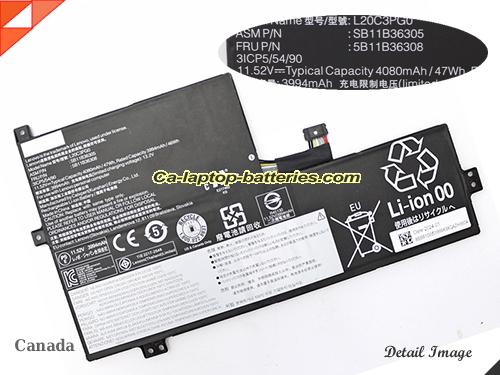 LENOVO 5B11B36308 Battery 4080mAh, 47Wh  11.52V Black Li-Polymer