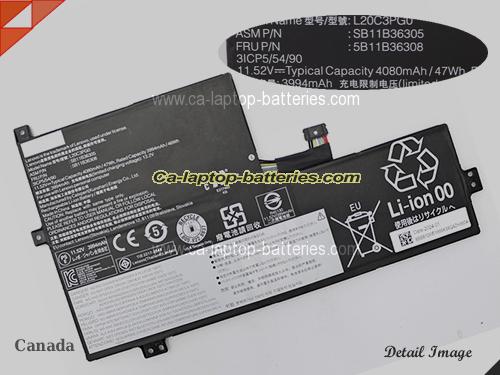 LENOVO 5B11B36310 Battery 4080mAh, 47Wh  11.52V Black Li-Polymer