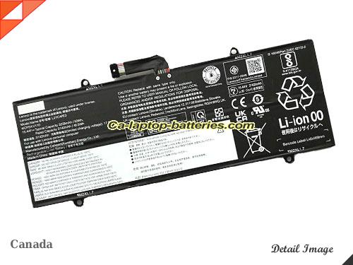 Genuine LENOVO IdeaPad Duet 5 12IAU7 82TQ000XGE Battery For laptop 3239mAh, 50Wh , 15.44V, Black , Li-Polymer