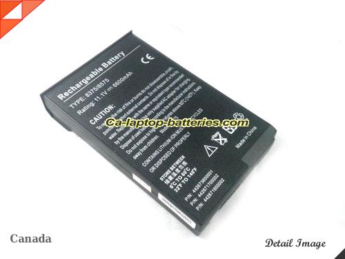 MITAC CGR-B/T19SE-MSL Battery 6600mAh 11.1V Black Li-ion