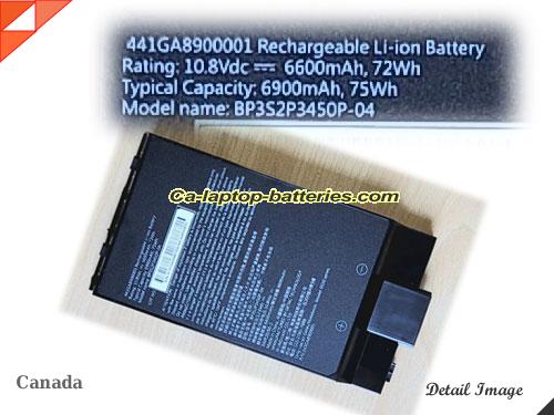 GETAC 441GA8900001 Battery 6600mAh, 72Wh  10.8V Black Li-ion