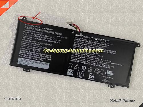 DYNABOOK 4588105-2S Battery 6000mAh, 45.6Wh  7.6V Black Li-ion