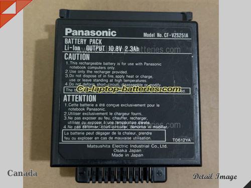 PANASONIC CF-VZS251 Battery 2.3Ah 10.8V Black Li-ion