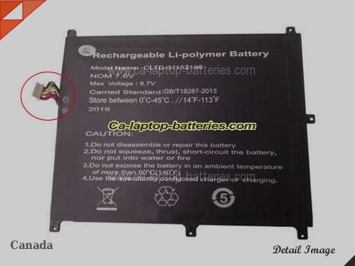 CHUWI 2969165-01 Battery 5000mAh, 38Wh  7.6V Black Li-Polymer