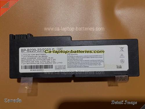 GETAC Bp-B220-22/2250 S Battery 4300mAh, 30.96Wh  7.2V Black Li-ion