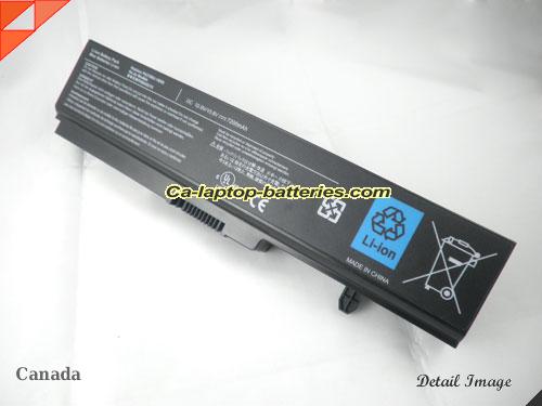 TOSHIBA PA3780U-1BRS Battery 6600mAh 10.8V Black Li-ion