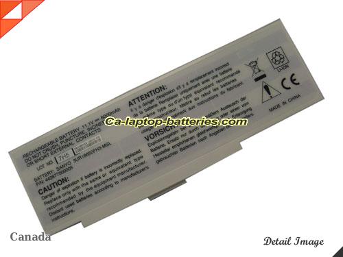 MITAC 442677000001 Battery 6600mAh 11.1V White Li-ion