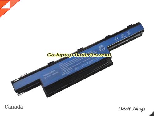 GATEWAY NV5337U Replacement Battery 5200mAh 10.8V Black Li-ion