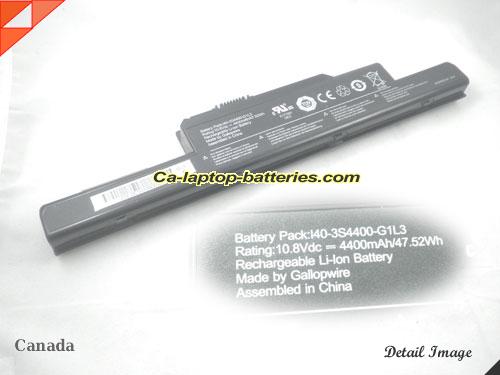 Genuine ADVENT Roma 2001 Battery For laptop 4400mAh, 11.1V, Black , Li-ion