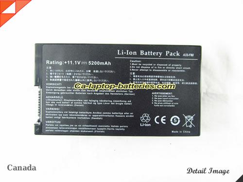 ASUS F50 Series Replacement Battery 5200mAh 11.1V Black Li-ion