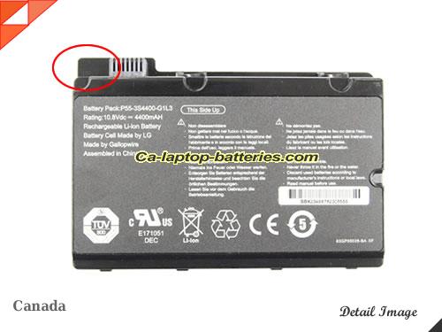 FUJITSU 3S3600-S1A1-07 Battery 4400mAh 10.8V Black Li-ion