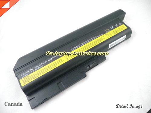 IBM ThinkPad T61 Series(14.1 inch standard screens and 15.4 inch widescreen) Replacement Battery 7800mAh 10.8V Black Li-ion