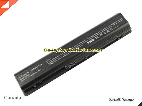 HP Pavilion dv9600 Series Replacement Battery 6600mAh 14.4V Black Li-ion