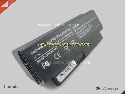 HP Presario CQ20-100 Series Replacement Battery 4400mAh, 63Wh  14.4V Black Li-ion