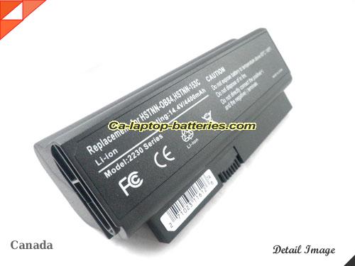 HP Presario CQ20-100CTO Replacement Battery 4400mAh, 63Wh  14.4V Black Li-ion