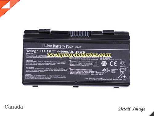 Genuine ASUS X57VC Battery For laptop 4400mAh, 46Wh , 11.1V, Black , Li-ion