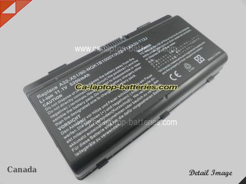 PACKARD BELL MX66 Series Replacement Battery 5200mAh 11.1V Black Li-ion