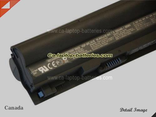 SONY VAIO VGN-TT21M/N Replacement Battery 8100mAh 10.8V Black Li-ion