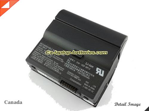 SONY VGN-UX17GP Replacement Battery 5200mAh 7.4V Black Li-ion