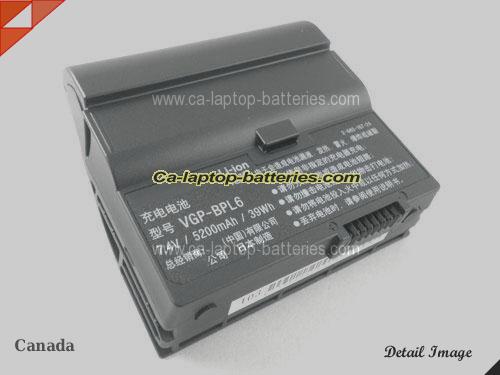 SONY VGN-UX180 Replacement Battery 5200mAh 7.4V Black Li-ion