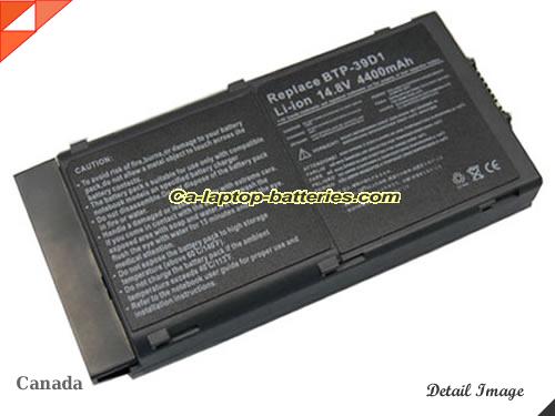 ACER BTP620 Battery 3920mAh 14.8V Black Li-ion