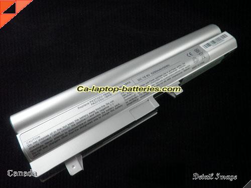 TOSHIBA Satellite NB205 Series Replacement Battery 4400mAh 10.8V Silver Li-ion