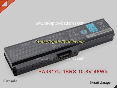 Genuine TOSHIBA Satellite L755-13T Battery For laptop 4400mAh, 10.8V, Black , Li-ion