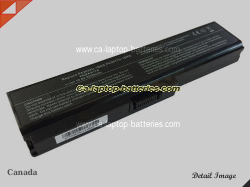 TOSHIBA Satellite L755-13T Replacement Battery 5200mAh 10.8V Black Li-ion