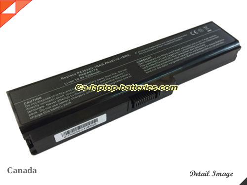 TOSHIBA Satellite C655D Series Replacement Battery 5200mAh 10.8V Black Li-ion