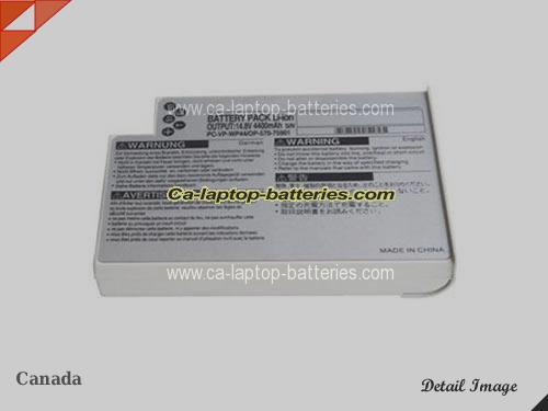 PACKARD BELL iGo 3000 Replacement Battery 4400mAh 14.8V Silver Grey Li-ion