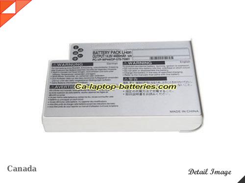 PACKARD BELL iGo 6000 Replacement Battery 4400mAh 14.8V Silver Grey Li-ion