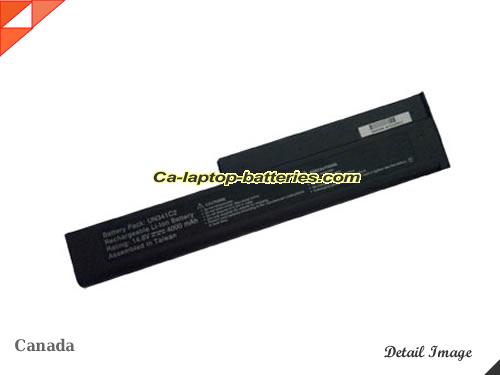 UNIWILL Uniwill N341 Series Replacement Battery 4000mAh 14.8V Black Li-ion